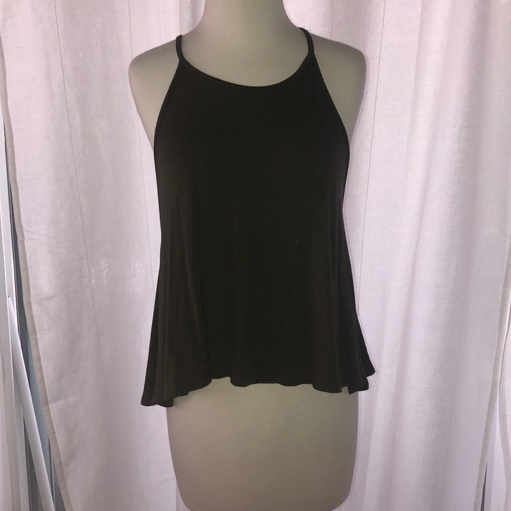 army green tank top